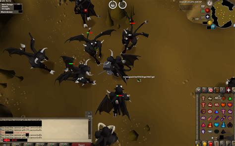 I dont have the appropriate gear to kill demonic gorillas yet, so id rather not waste time on them. . Osrs black demon task